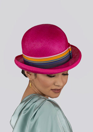 Designer hat Brunswick Bowler by Louise Macdonald Milliner (Melbourne, Australia)