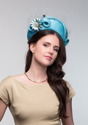 Designer hat Mermaids' Kiss by Louise Macdonald Milliner (Melbourne, Australia)