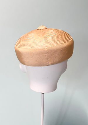 Designer hat Natural Cap by Louise Macdonald Milliner (Melbourne, Australia)