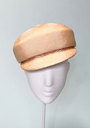 Designer hat Natural Cap by Louise Macdonald Milliner (Melbourne, Australia)