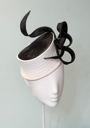 Designer hat Panda Pop by Louise Macdonald Milliner (Melbourne, Australia)