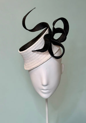 Designer hat Panda Pop by Louise Macdonald Milliner (Melbourne, Australia)