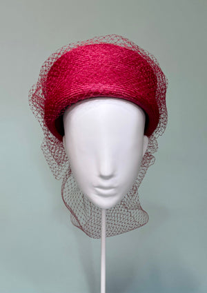 Designer hat Rouge Reverie by Louise Macdonald Milliner (Melbourne, Australia)