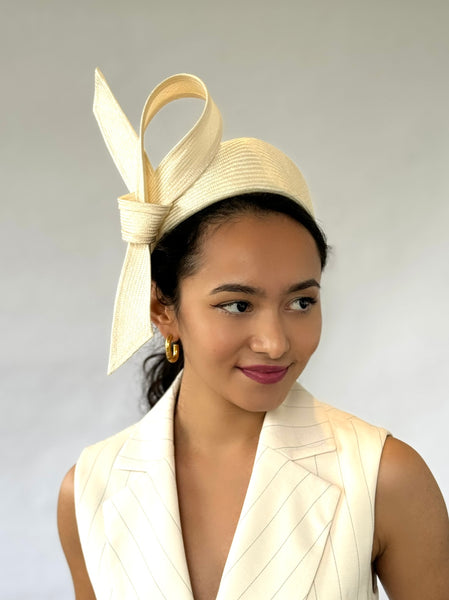 Designer hat Pall Mall Pillbox by Louise Macdonald Milliner (Melbourne, Australia)