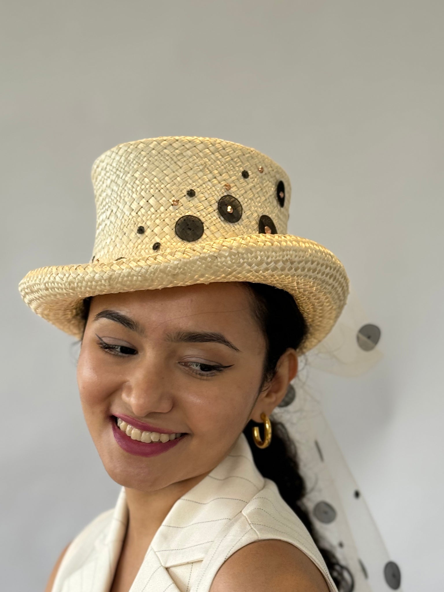 Designer hat Spotswood Riding Hat by Louise Macdonald Milliner (Melbourne, Australia)