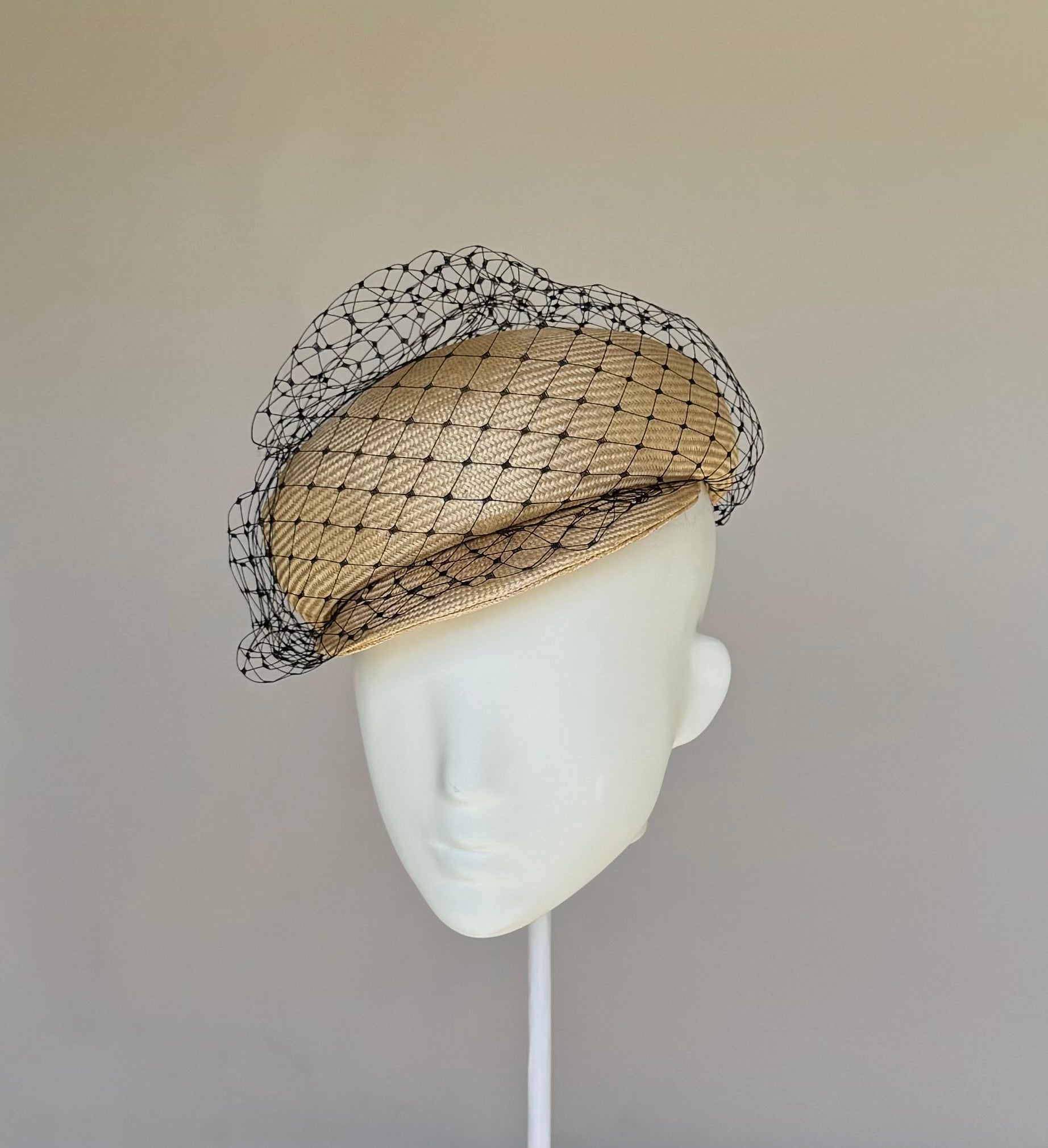 Designer hat The Newport Cap by Louise Macdonald Milliner (Melbourne, Australia)