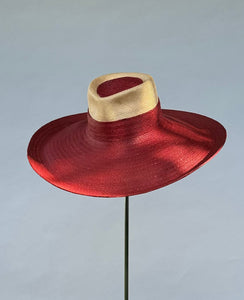 Designer hat Oxley Sunhat by Louise Macdonald Milliner (Melbourne, Australia)