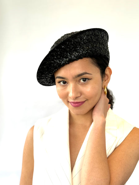 Designer hat Vanessa Beret by Louise Macdonald Milliner (Melbourne, Australia)