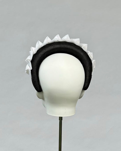 Designer hat Zig Me Zag Headband by Louise Macdonald Milliner (Melbourne, Australia)