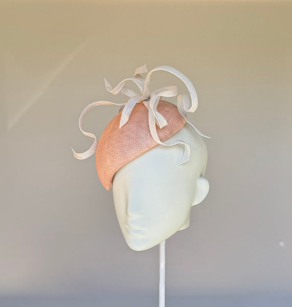 Designer hat Peachy Clichy by Louise Macdonald Milliner (Melbourne, Australia)