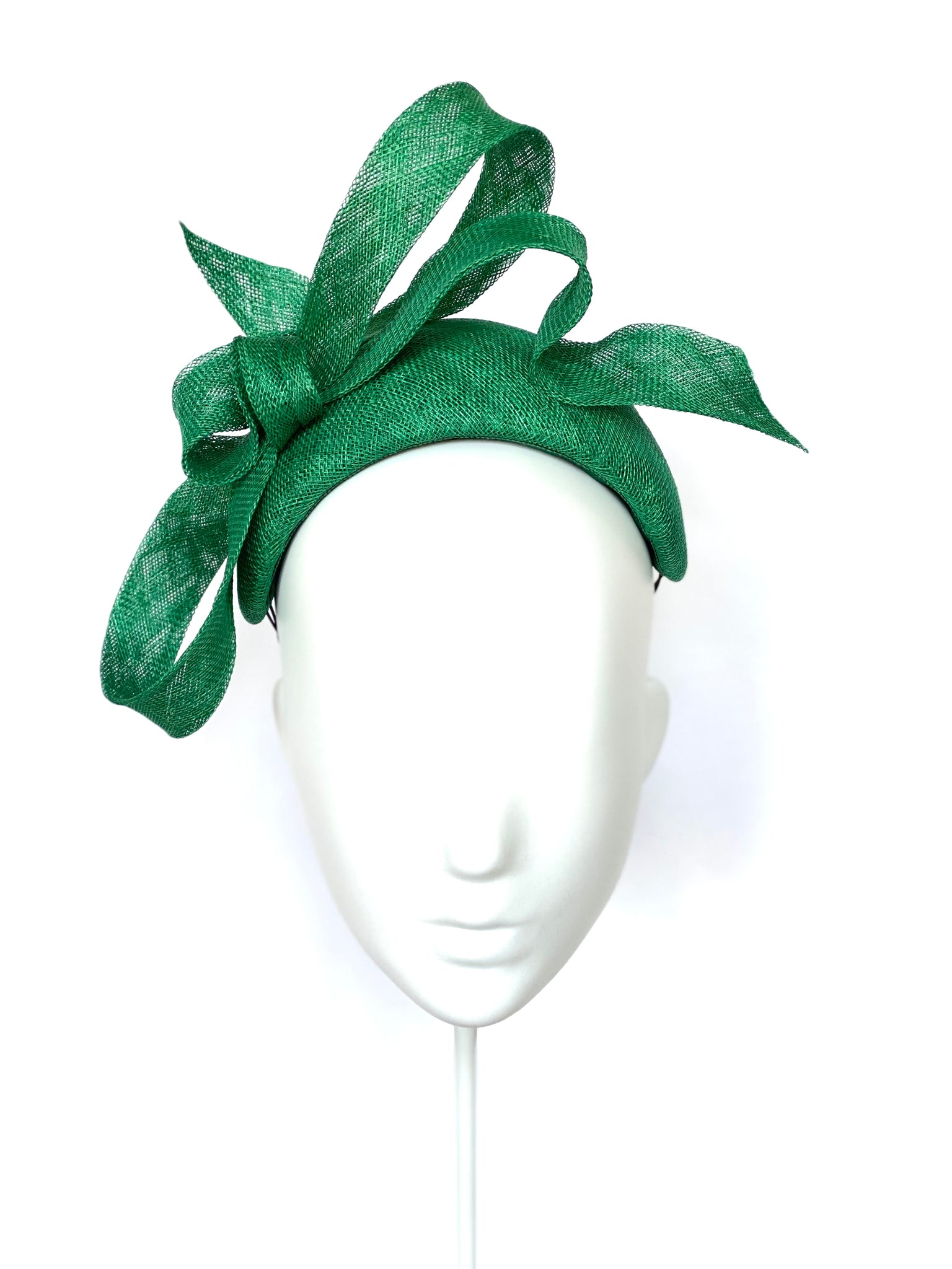 Designer hat Emerald Bandeau by Louise Macdonald Milliner (Melbourne, Australia)