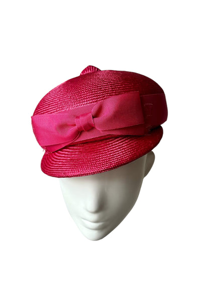 Designer hat Watermelon Cap by Louise Macdonald Milliner (Melbourne, Australia)