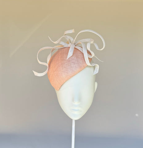 Designer hat Peachy Clichy by Louise Macdonald Milliner (Melbourne, Australia)