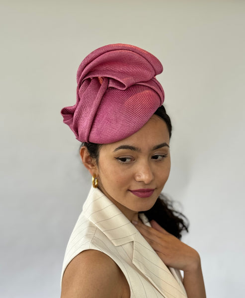 Designer hat Dusty Spring Beret by Louise Macdonald Milliner (Melbourne, Australia)