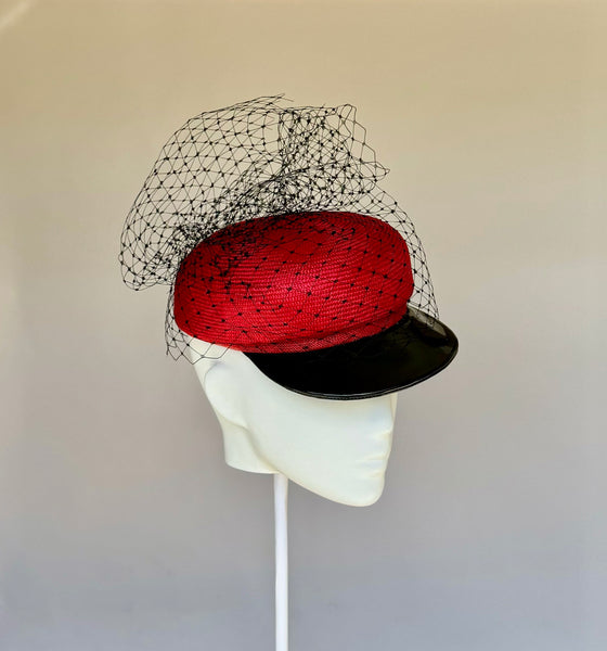 Designer hat The Sydney Cap by Louise Macdonald Milliner (Melbourne, Australia)