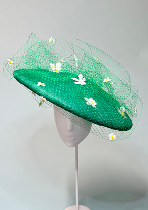 Designer hat Daisy Drama by Louise Macdonald Milliner (Melbourne, Australia)