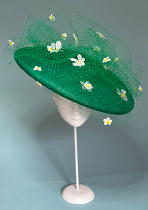 Designer hat Daisy Drama by Louise Macdonald Milliner (Melbourne, Australia)