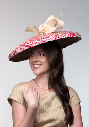 Designer hat Field Day by Louise Macdonald Milliner (Melbourne, Australia)