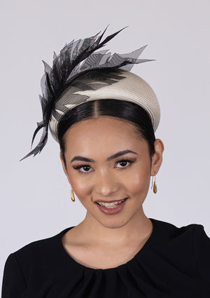 Designer hat Fly Me To The Moon by Louise Macdonald Milliner (Melbourne, Australia)