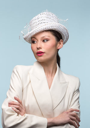 Designer hat Free as a Bird Riding Hat by Louise Macdonald Milliner (Melbourne, Australia)