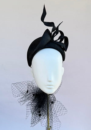 Designer hat High Drama by Louise Macdonald Milliner (Melbourne, Australia)