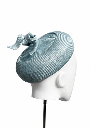 Designer hat Ice Blue Beret by Louise Macdonald Milliner (Melbourne, Australia)