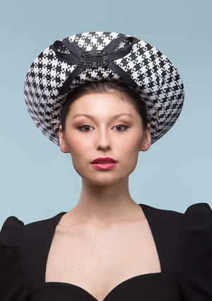 Designer hat Night Garden Breton by Louise Macdonald Milliner (Melbourne, Australia)