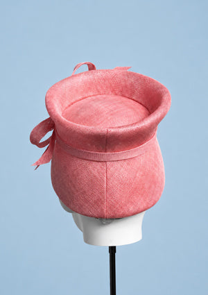 Designer hat Melon Pillbox by Louise Macdonald Milliner (Melbourne, Australia)