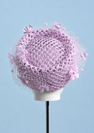 Designer hat Miss Kim Pillbox by Louise Macdonald Milliner (Melbourne, Australia)