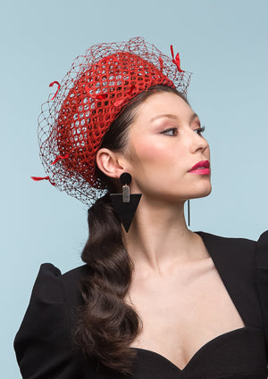 Designer hat Paprika Ring by Louise Macdonald Milliner (Melbourne, Australia)
