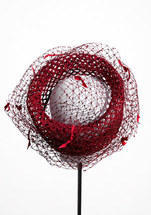 Designer hat Paprika Ring by Louise Macdonald Milliner (Melbourne, Australia)