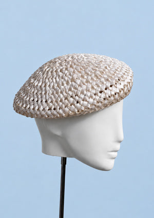 Designer hat Pearl Beret by Louise Macdonald Milliner (Melbourne, Australia)