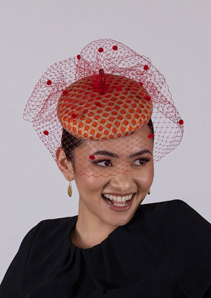 Designer hat Roxy Beret by Louise Macdonald Milliner (Melbourne, Australia)