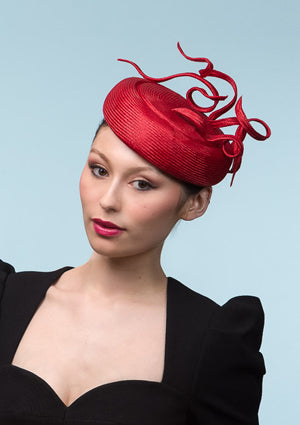 Designer hat Scarlett by Louise Macdonald Milliner (Melbourne, Australia)
