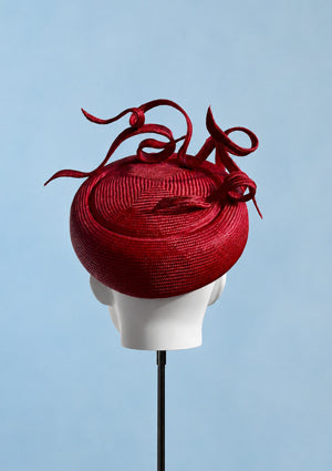 Designer hat Scarlett by Louise Macdonald Milliner (Melbourne, Australia)