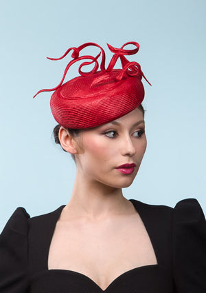 Designer hat Scarlett by Louise Macdonald Milliner (Melbourne, Australia)