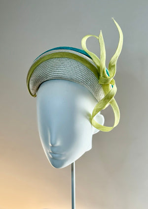 Designer hat Sea Spritz Halo by Louise Macdonald Milliner (Melbourne, Australia)