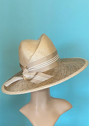 Designer hat Stylised Fedora by Louise Macdonald Milliner (Melbourne, Australia)
