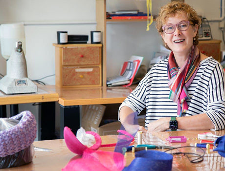 Melbourne milliner Louise Macdonald