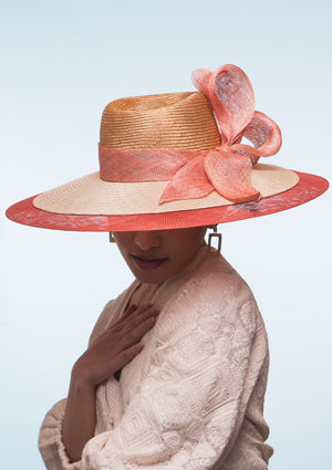 Designer hat Topaz by Louise Macdonald Milliner (Melbourne, Australia)